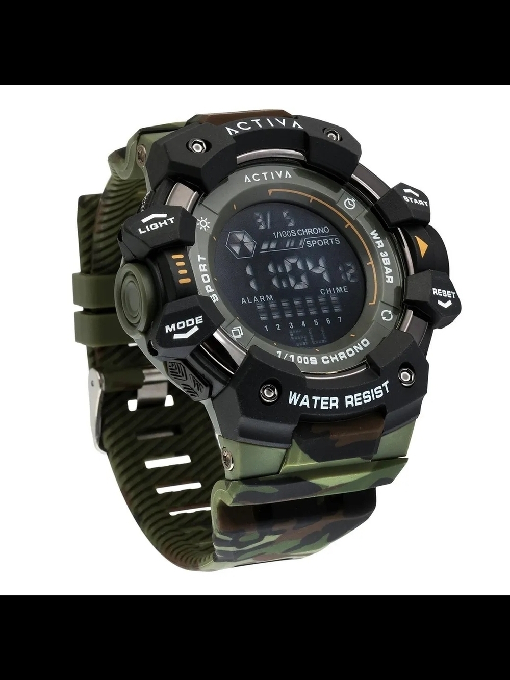 Activa ArmourX Invicta Men's Digital Watch - 50mm. Camouflage. ACW8050MC-004